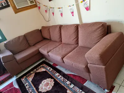 Comfortable and Spacious L-Shaped Sofa