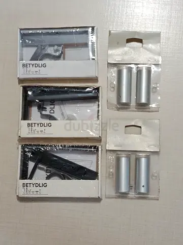 Ikea curtain clamps and rod extension sets