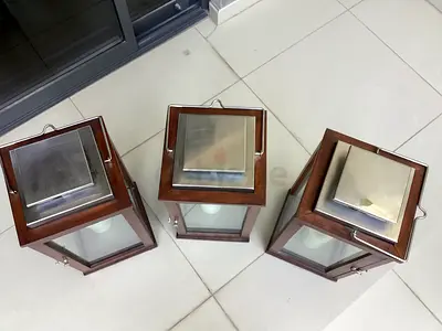 Robust indoor/outdoor lanterns from Marina Home