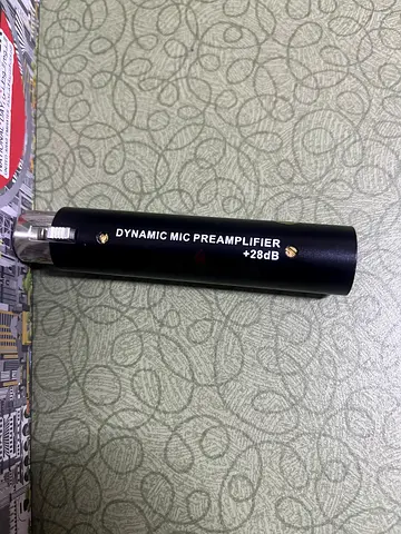 Dynamic mic preamplifier +28db