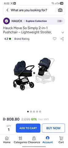 Brand new Sealed - Hauck Move So Simply 2-in-1 Pushchair