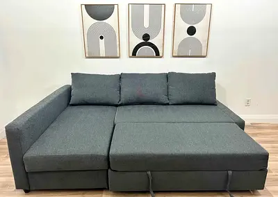 L shape sofa bed with storage Ikea