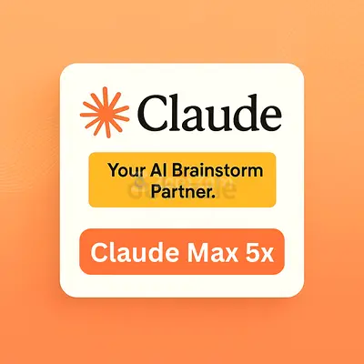 Claude AI Max | 1 Month Private Access | 5x Plan