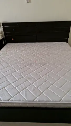 Queen Size Bed with orthopaedic  Mattress as good as new