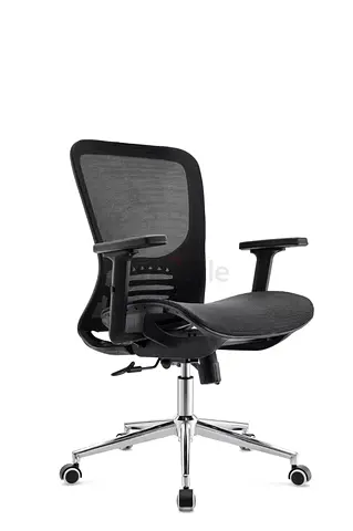 Ergonomic mesh revolving chair