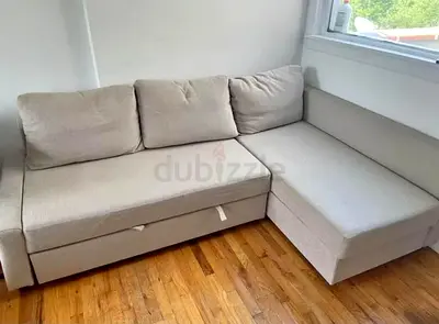 Comfortable L-Shaped Sofa with Storage