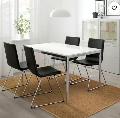 Modern Dining Set with Sleek Design