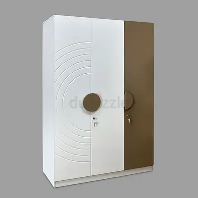 Modern High-Gloss Wardrobe with Sliding Doors