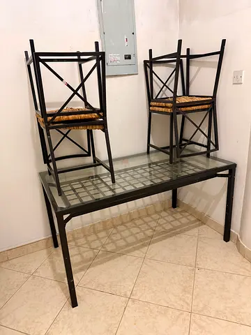 Dining set 4 chairs