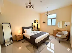 Brand New building 2bhk apartment with big hall size and balcony in lush building of muweillah comme