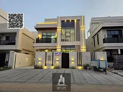 Own a villa in one of the best villas in Ajman, complete with air conditioning, registration and own