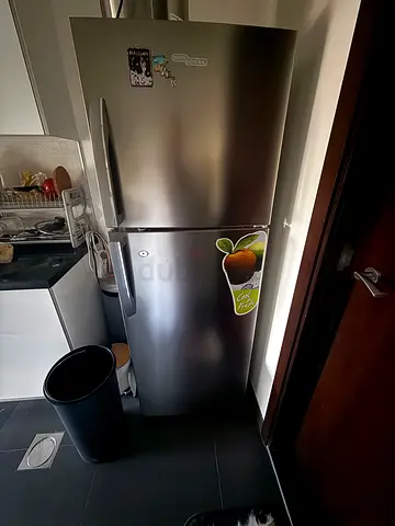 Space-Saving Stainless Steel Refrigerator for Sale