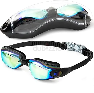 High-Quality Swimming Goggles with Case