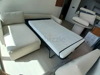 Ikea vimle L shape sofa bed with mattress
