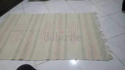 Charming Handwoven Cotton Rug 3 pice one (170_40) and 3 smaller