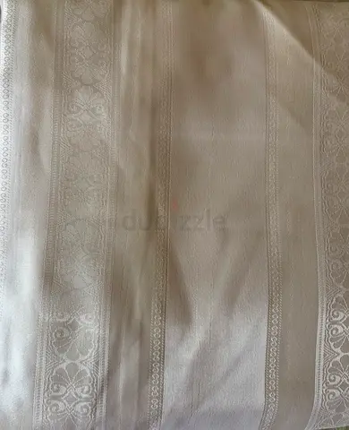 White Curtain with lining - size: FULL Length