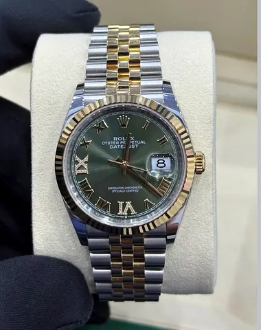 SC Rolex DateJust 31 Roman Two Tone 1-1
