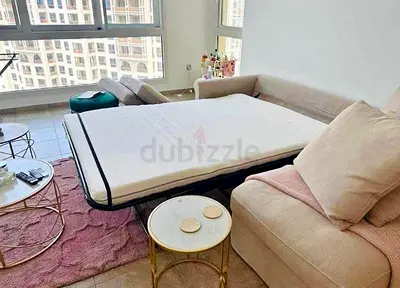 Ikea gronlid L shape sofa bed with mattress
