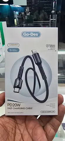Go-Des PD20W Fast Charging Cable for Quick Power-Up