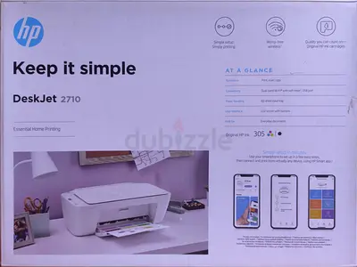 HP DeskJet 2710 All-in-One Printer - Perfect for Home Printing