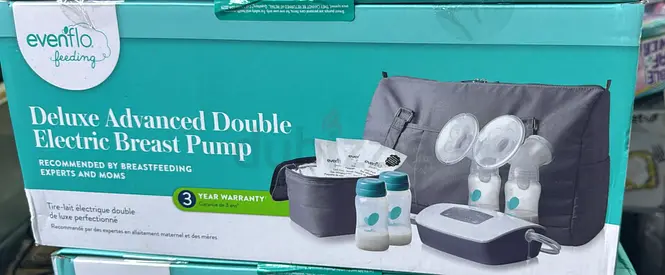 Evenflo Deluxe Advanced Double Electric Breast Pump for Convenient Feeding