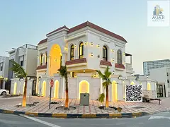 Corner Villa with Roof &amp; 5 Master Bedrooms in Al Helio 2