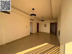 Two bedrooms and a living room, first occupancy in Al Jurf 3, with a balcony and three bathrooms, av