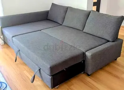 Comfortable Grey Sectional Sofa with Storage