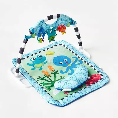 Baby Einstein, Neptunes Discovery Reef Play Gym and Take-Along Toy Bar, 4 Modes to Play