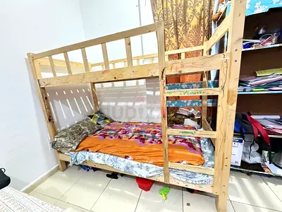Sturdy Wooden Bunk Bed -Mattress not included
