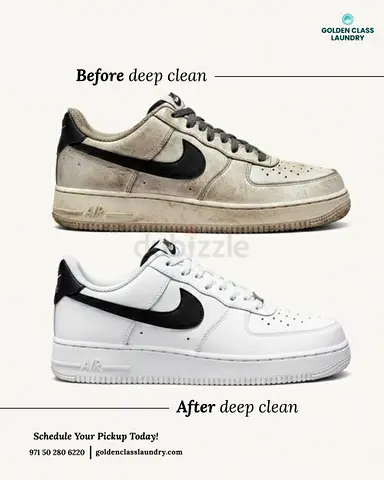 Golden Class Laundry – Professional Shoe Cleaning Service in Abu Dhabi
