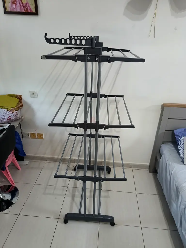 Sturdy Plastic Drying Rack for Efficient Laundry Drying | dubizzle UAE