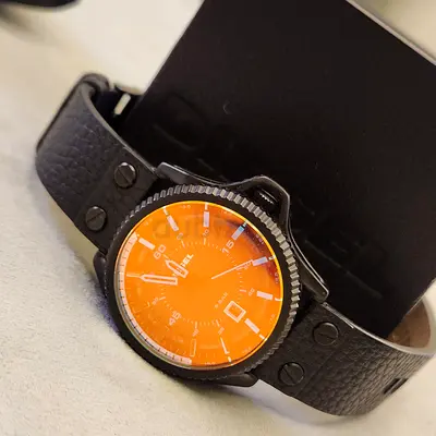 Stylish Diesel Orange Dial Watch dz1793