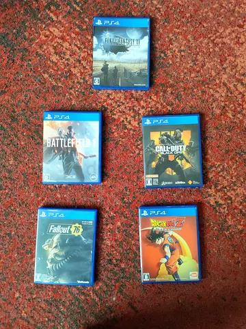 Japanese import ps4 CD games (works with ps5) games and prices listed below