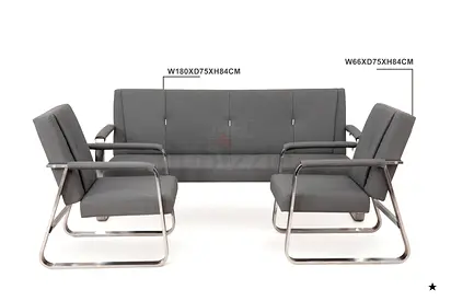 Stylish Grey Sofa Set for Sale