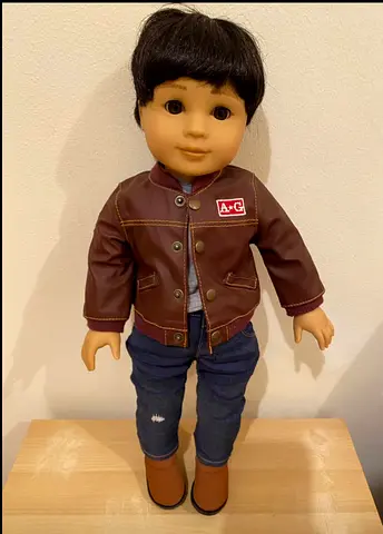 Charming Vintage-Style Doll with Stylish Outfit - American girl doll range