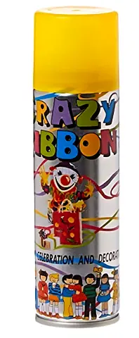 Fun Crazy Ribbon Spray ( MULTIPLE COLOR AND SOLD BY PIECE)