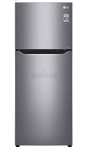 Lg 234 Liters Top Mount Refrigerator With Smart Inverter Compressor, Platinum Silver - Gr-C345Slbb,