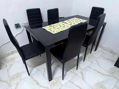 Dining Table Set with 6 Chairs