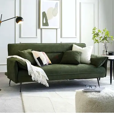 Stylish Green Sleep Sofa for Your Living Space