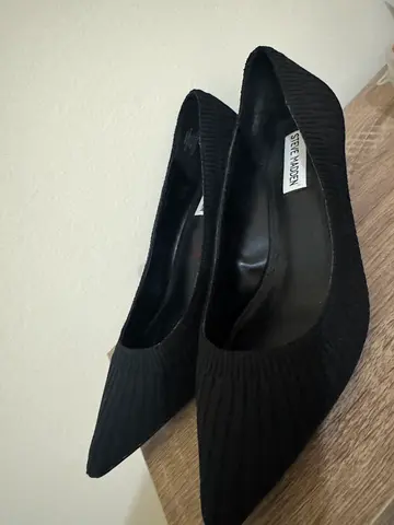 Steve Madden Black Knit Heels for Sale