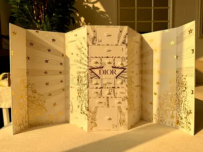 EMPTY Dior Advent Calendar 2025 – Empty Box + Dust Bag + Large Shopping Bag and More