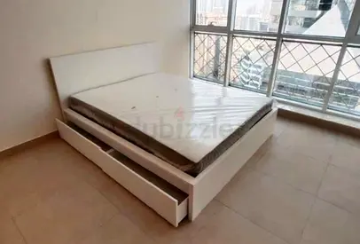 IKEA Malam king size 180×200cm bed frame with IKEA mattress and 2 big storage drawers underneath is