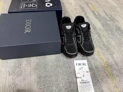 Dior Black Sneakers with Original Box