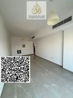 One bedroom, living room, balcony, two bathrooms, and kitchen