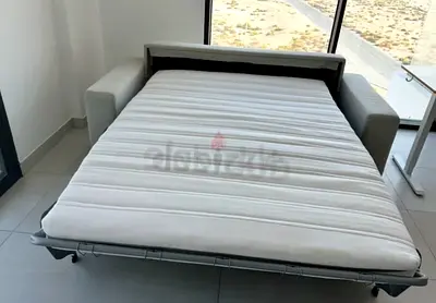 Ikea vimle gunnared beige sofa bed with mattress
