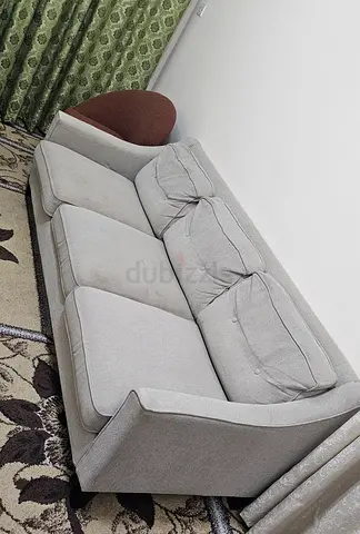 2 piece Comfortable ikea Grey Sofa for Sale. Elevate your living space with this stylish sofa.