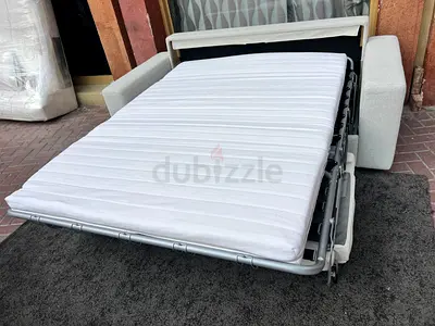 Ikea vimle gunnared beige sofa bed with mattress