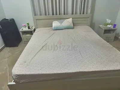 Comfortable Bed with Nightstands for Sale