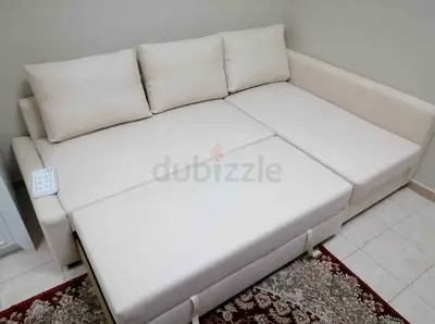 Comfortable Beige L-Shaped Sofa for Sale
